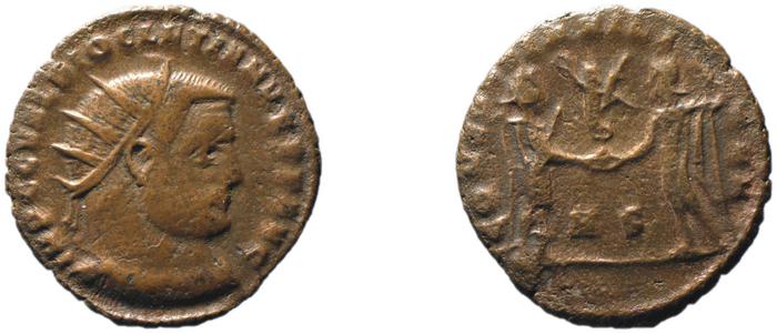 RIC VI Heraclea 13, реверс, bm