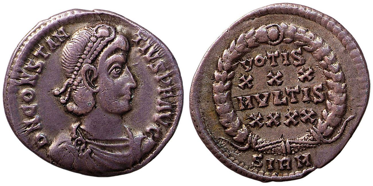 аверс RIC VIII Sirmium 68