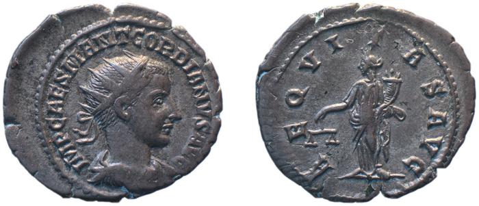RIC IV Gordian III 177A, реверс, bm