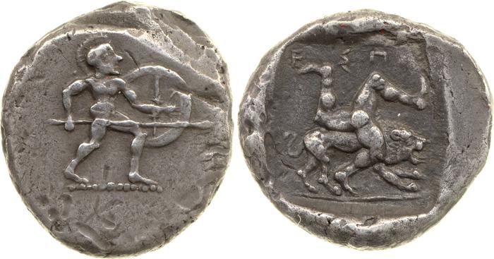 реверс Aspendus Babelon 1907 869-70