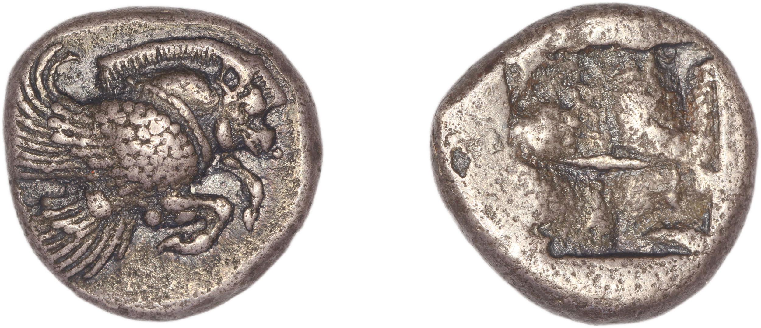Clazomenae Dengate 1967 IB didrachms, аверс, bm