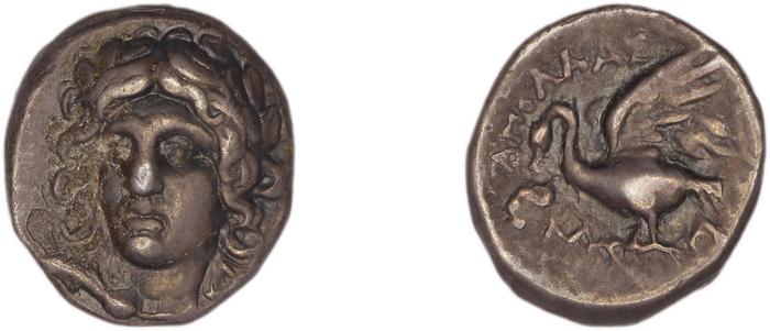 Clazomenae Dengate 1967 IIE, реверс, bm