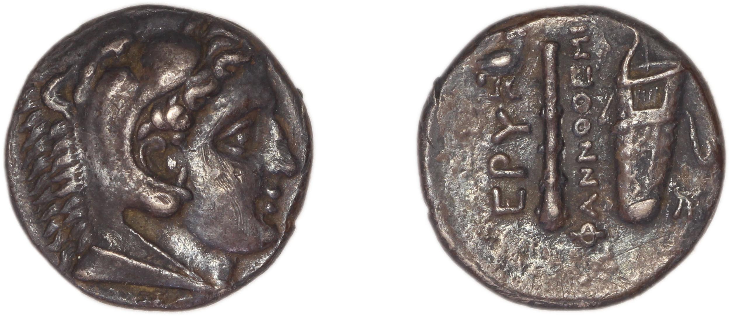 Erythrae Kinns 1980 Period II.2, AR 1, аверс, bm