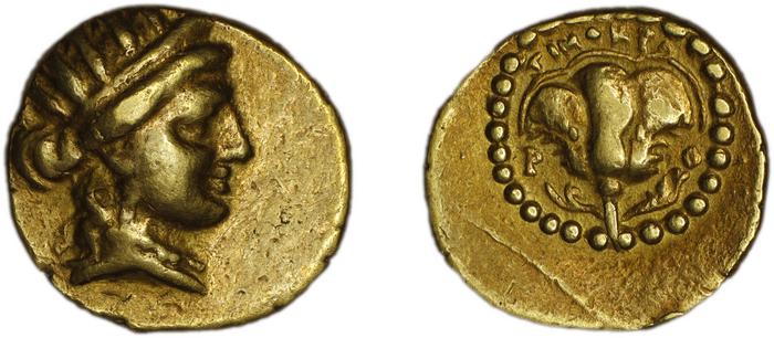 Rhodes Hackens 1965 p. 523, 27-56, реверс, bm