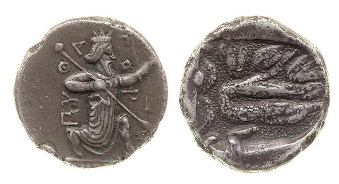Sardis Babelon 1910 74-80, реверс, bm