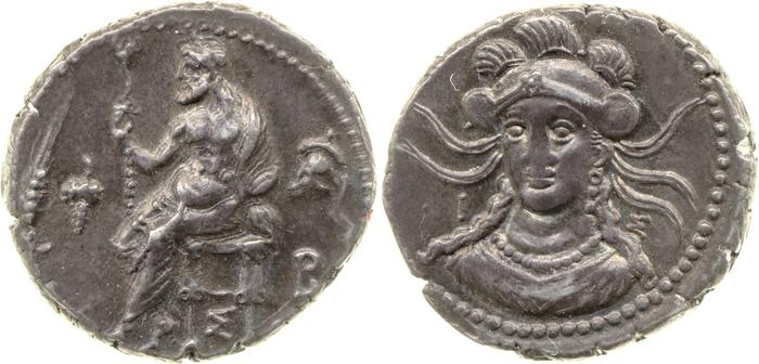 реверс Balakros Soli (Pompeiopolis) Babelon 1910 727