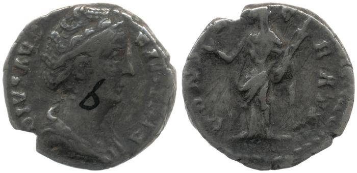 RIC III Antoninus Pius 382A, реверс, bm
