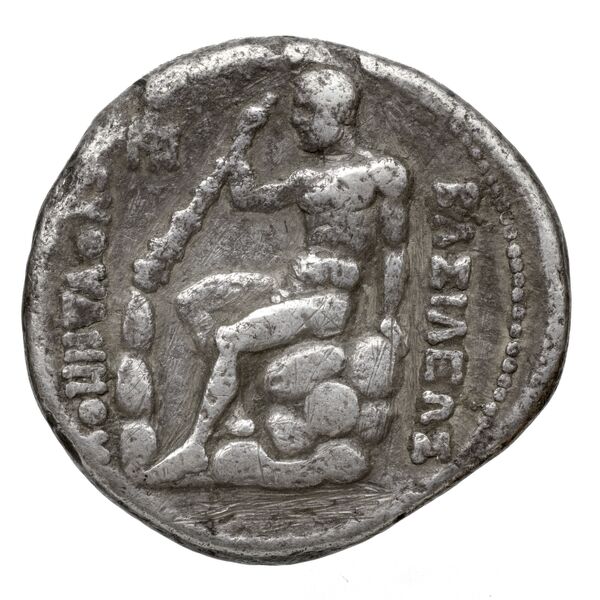 реверс Bactrian and Indo-Greek Coinage Euthydemus I 2.8