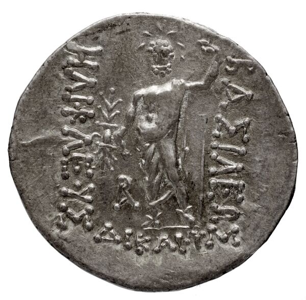 реверс Bactrian and Indo-Greek Coinage Heliocles I 1.19