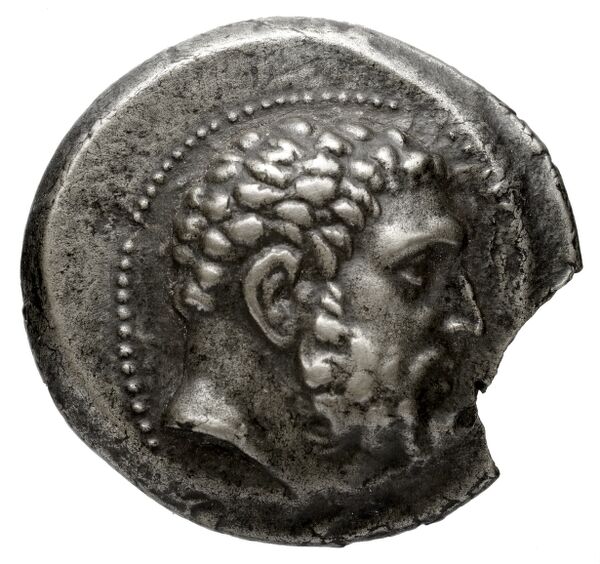 Bactrian and Indo-Greek Coinage Euthydemus I 8, аверс, bnf-bigr
