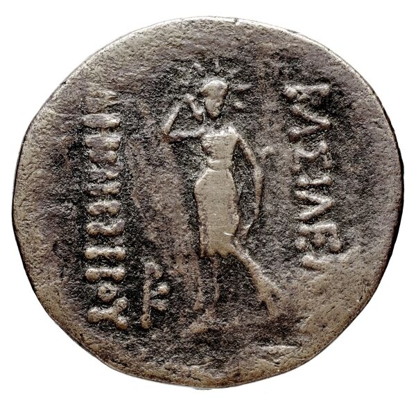 реверс Bactrian and Indo-Greek Coinage Demetrius I 9.3