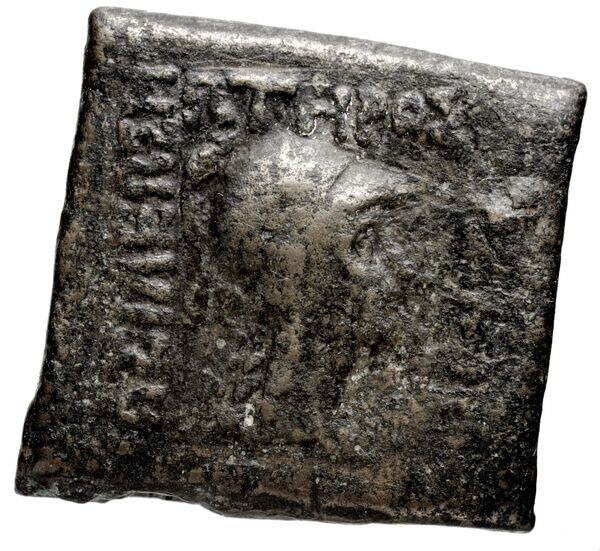 Bactrian and Indo-Greek Coinage Menander I 23.1, аверс, bnf-bigr