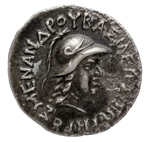 Bactrian and Indo-Greek Coinage Menander I 3.1, аверс, bnf-bigr