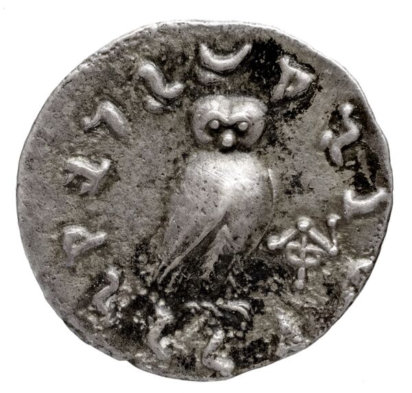 реверс Bactrian and Indo-Greek Coinage Menander I 3.1