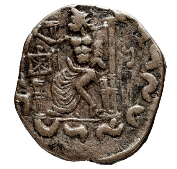 реверс Bactrian and Indo-Greek Coinage Hermaeus 20.2.7