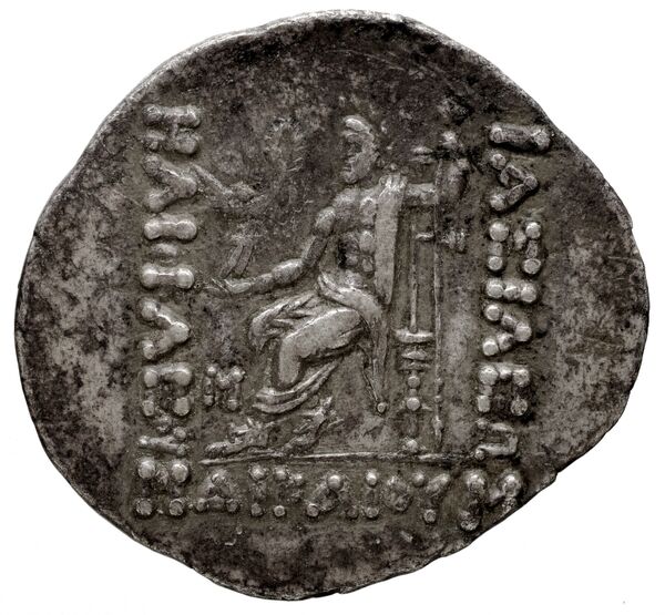 реверс Bactrian and Indo-Greek Coinage Heliocles I 2.1