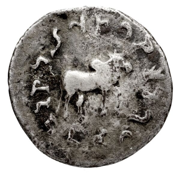 реверс Bactrian and Indo-Greek Coinage Apollodotus I 2