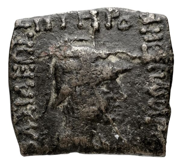 Bactrian and Indo-Greek Coinage Menander I 31.3, аверс, bnf-bigr