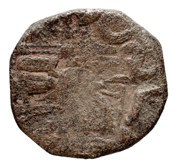 Bactrian and Indo-Greek Coinage Hermaeus 20.2, реверс, bnf-bigr