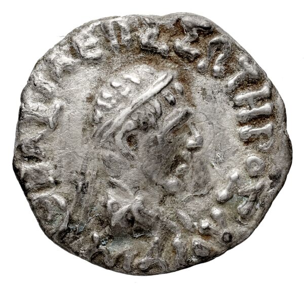Bactrian and Indo-Greek Coinage Hermaeus 11.3, аверс, bnf-bigr