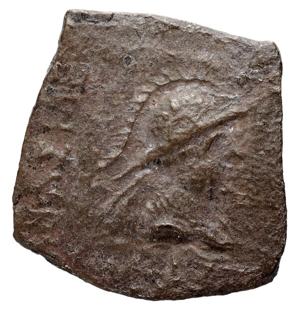 Bactrian and Indo-Greek Coinage Eucratides I 22.24, аверс, bnf-bigr