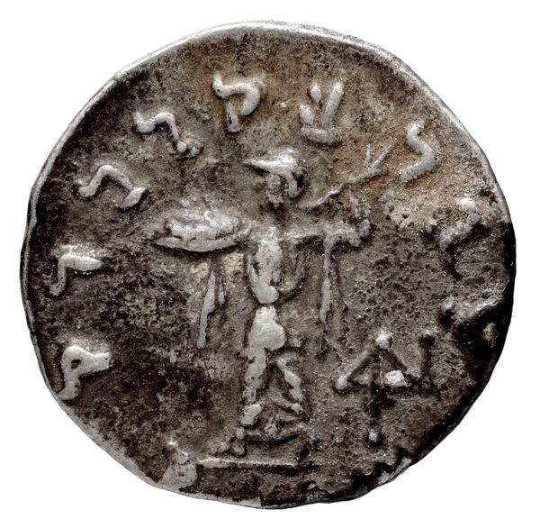 Bactrian and Indo-Greek Coinage Menander I 14.4, реверс, bnf-bigr