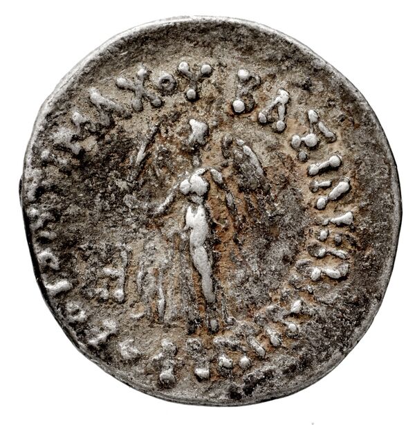 Bactrian and Indo-Greek Coinage Antimachus II 1.6, аверс, bnf-bigr