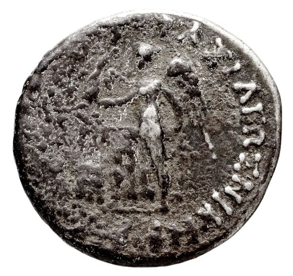 Bactrian and Indo-Greek Coinage Antimachus II 1.6, аверс, bnf-bigr