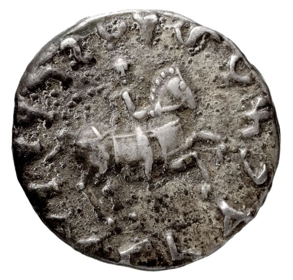 Bactrian and Indo-Greek Coinage Antimachus II 1.3, реверс, bnf-bigr