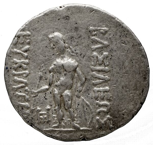 реверс Bactrian and Indo-Greek Coinage Eucratides II 1.9