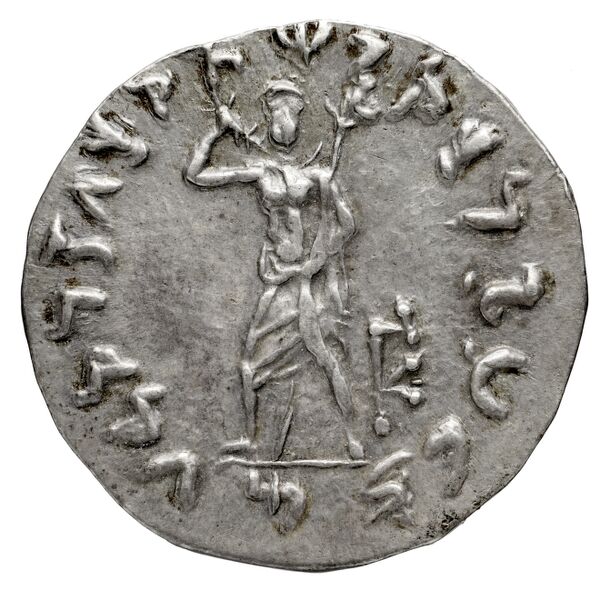 Bactrian and Indo-Greek Coinage Archebius 3.1, реверс, bnf-bigr