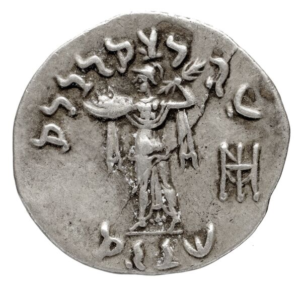 реверс Bactrian and Indo-Greek Coinage Menander I 17.3