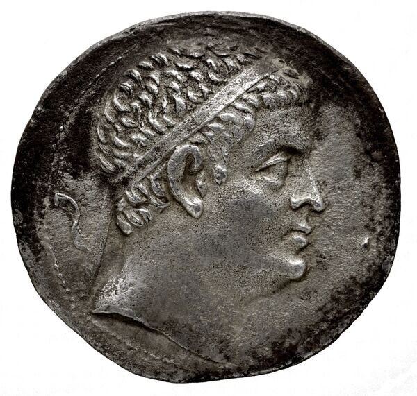 Bactrian and Indo-Greek Coinage Euthydemus I 2.11, аверс, bnf-bigr