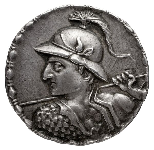 аверс Bactrian and Indo-Greek Coinage Archebius 1.1