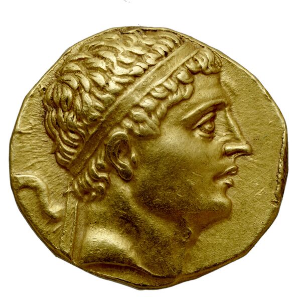 Bactrian and Indo-Greek Coinage Diodotus I or Diodotus II 1.2, аверс, bnf-bigr