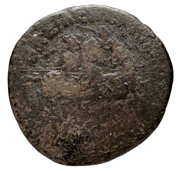 Bactrian and Indo-Greek Coinage Eucratides I 16, реверс, bnf-bigr