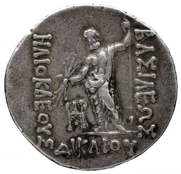 реверс Bactrian and Indo-Greek Coinage Heliocles I 1.2