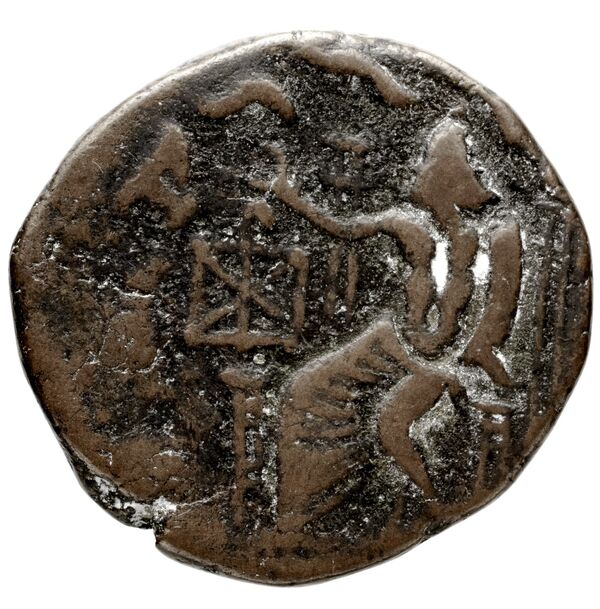 Bactrian and Indo-Greek Coinage Hermaeus 20.2, реверс, bnf-bigr
