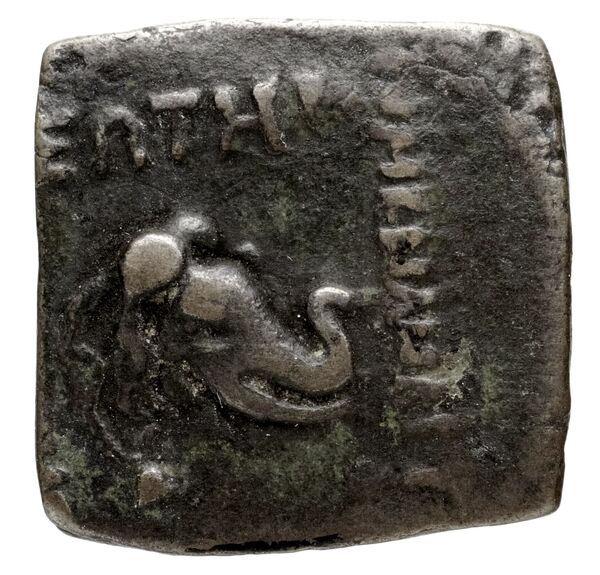 Bactrian and Indo-Greek Coinage Menander I 42.4, аверс, bnf-bigr