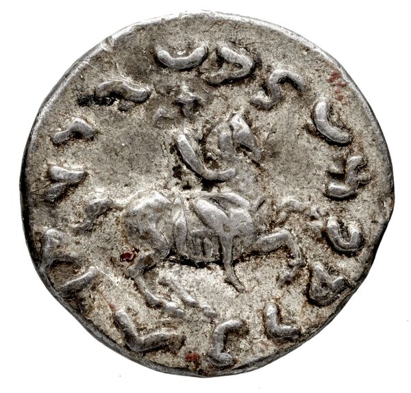 Bactrian and Indo-Greek Coinage Antimachus II 1.6, реверс, bnf-bigr