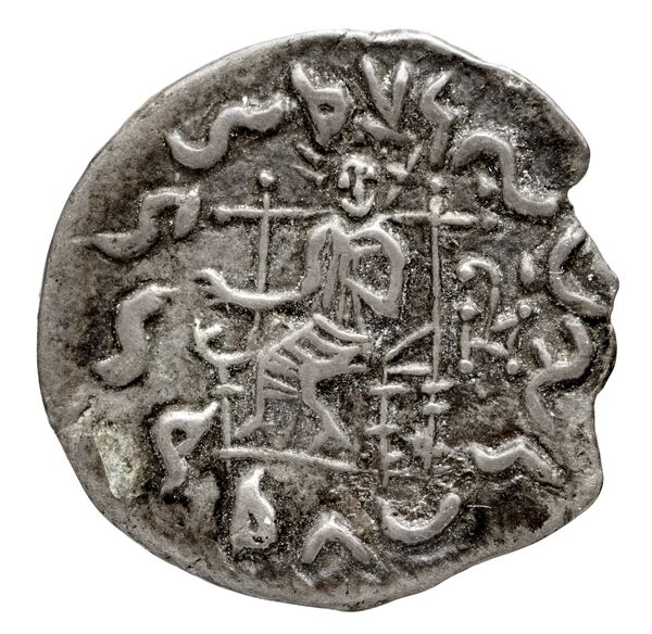 реверс Bactrian and Indo-Greek Coinage Hermaeus 11.9