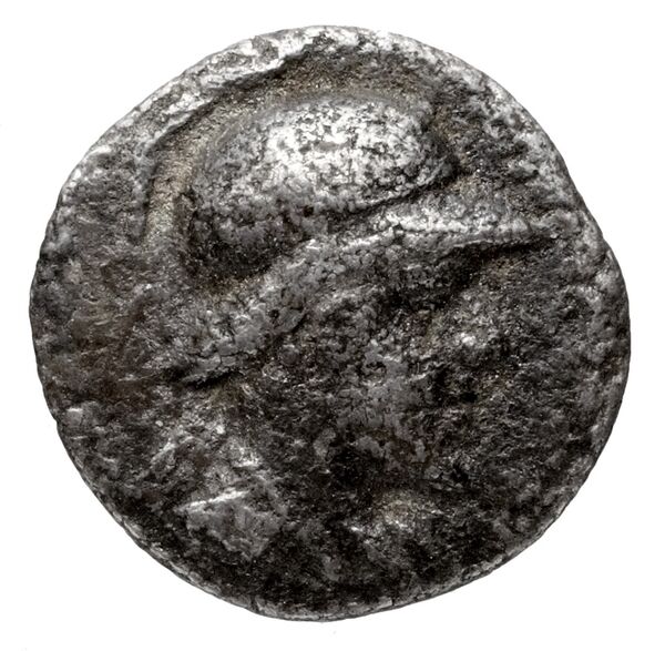 Bactrian and Indo-Greek Coinage Eucratides I 9.2, аверс, bnf-bigr