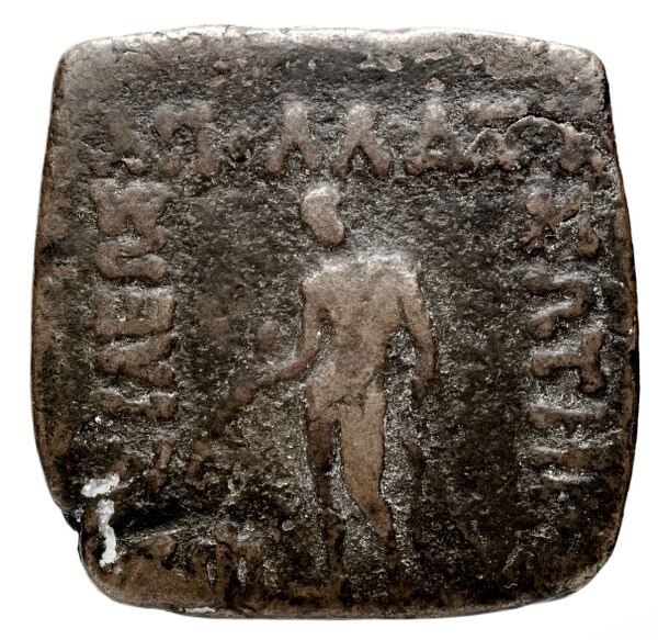 Bactrian and Indo-Greek Coinage Apollodotus I 6.12, аверс, bnf-bigr