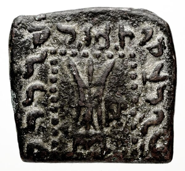 реверс Bactrian and Indo-Greek Coinage Apollodotus I 6.18