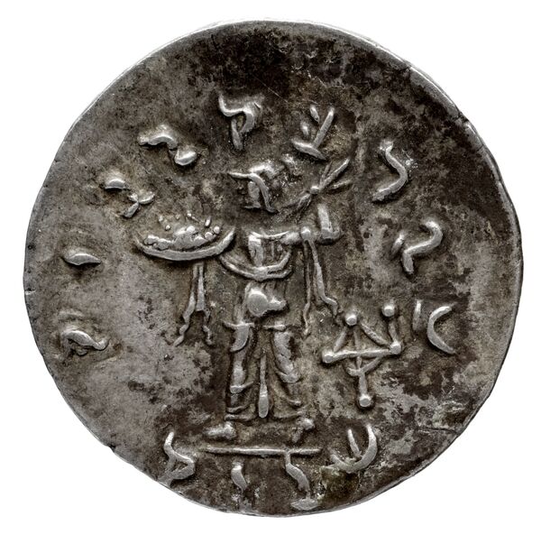 Bactrian and Indo-Greek Coinage Menander I 14.4, реверс, bnf-bigr