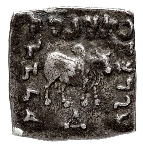 реверс Bactrian and Indo-Greek Coinage Apollodotus I 4.3