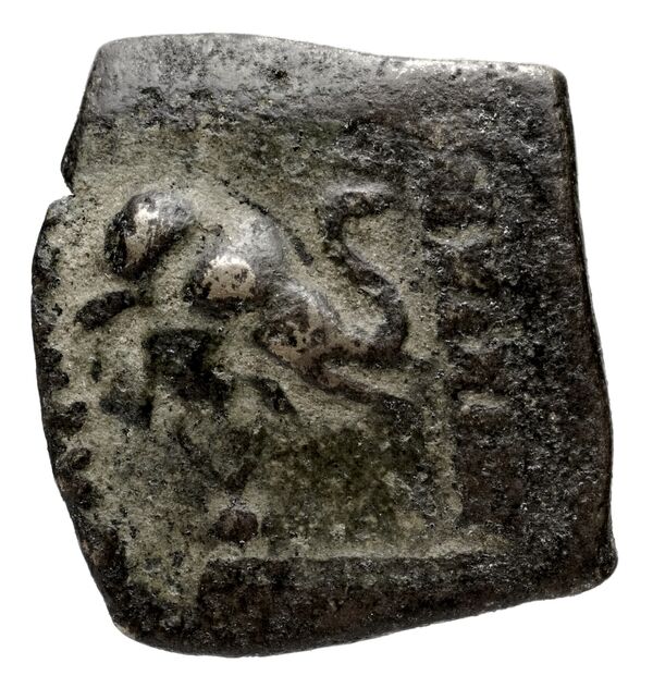 Bactrian and Indo-Greek Coinage Menander I 42.5, аверс, bnf-bigr