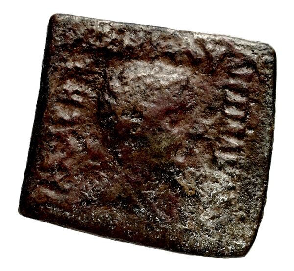 Bactrian and Indo-Greek Coinage Antialcidas 24.3, аверс, bnf-bigr