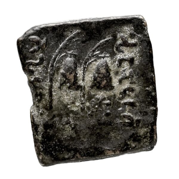Bactrian and Indo-Greek Coinage Eucratides I 20.2, реверс, bnf-bigr