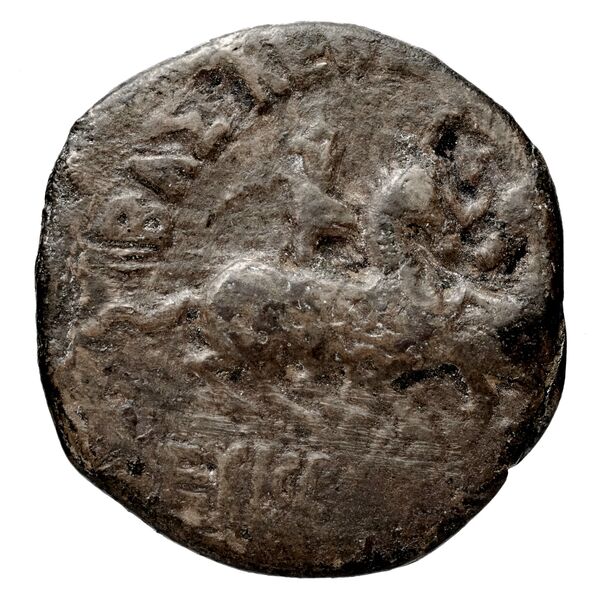 Bactrian and Indo-Greek Coinage Eucratides I 16, реверс, bnf-bigr